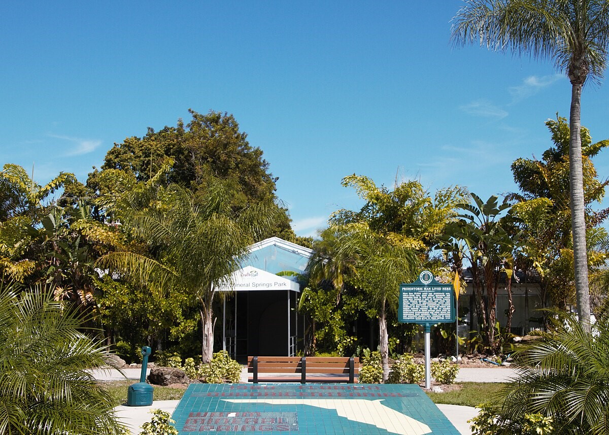 Warm Mineral Springs in Florida.